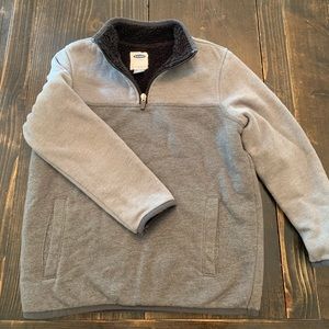 Grey Old Navy fleece lined pullover
